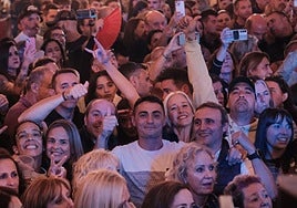 Público en un concierto de San Mateo.