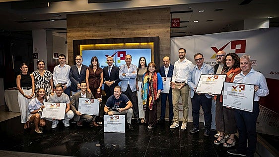Premiados en el certamen Premio Pyme del Año 2026.