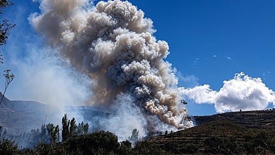 Controlados los incendios de Igea y Aguilar del Río Alhama
