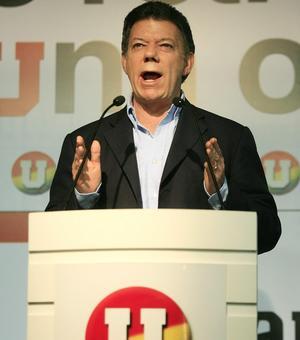 El aspirante presidencial Juan Manuel Santos./ Efe