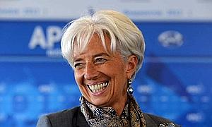 La directora del FMI, Christine Lagarde. / Afp