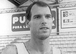 Matt White, a su paso por Granada en 1988. / A. Aguilar