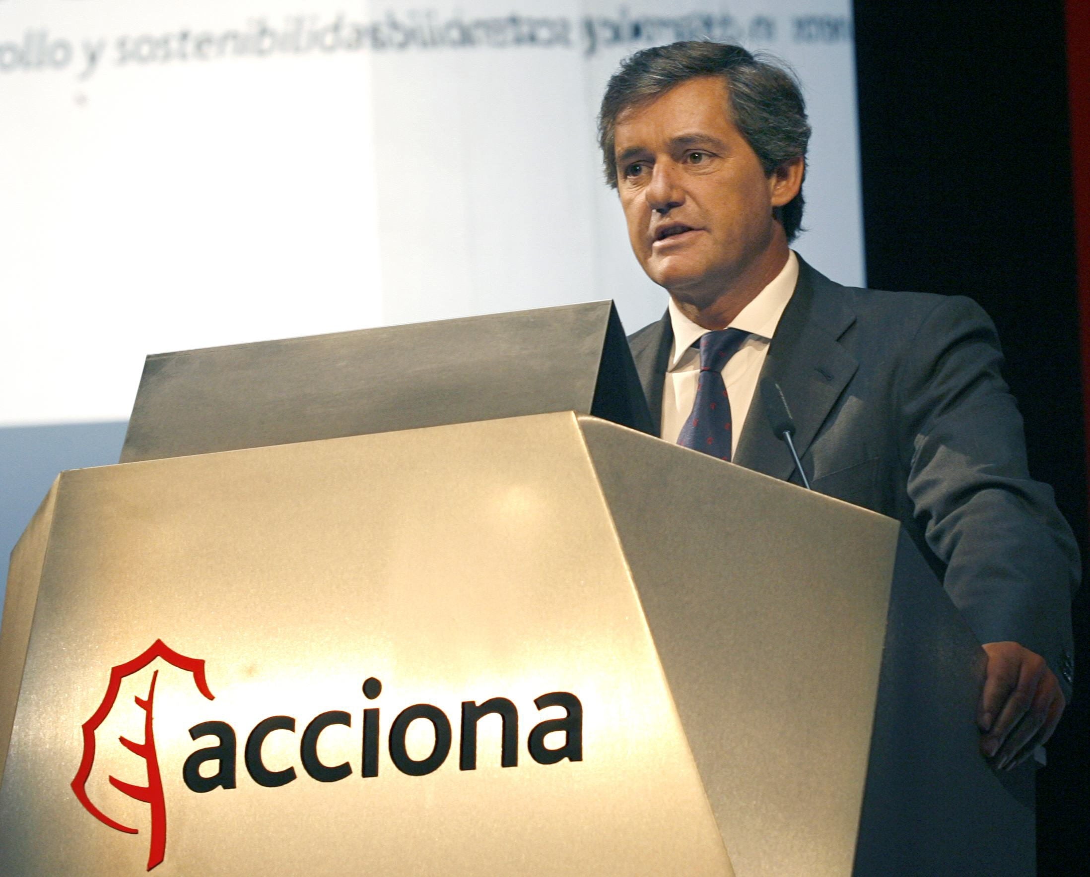 El presidente de Acciona, José Manuel Entrecanales. 