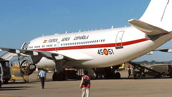 El A-310, el avión de la Fuerza Aérea española que utiliza el Rey 