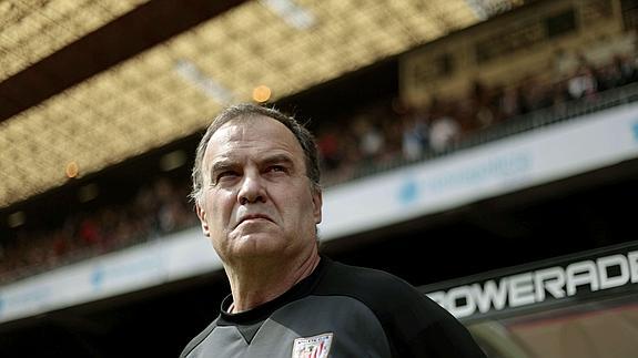 Marcelo Bielsa, durante su etapa en el Athletic.