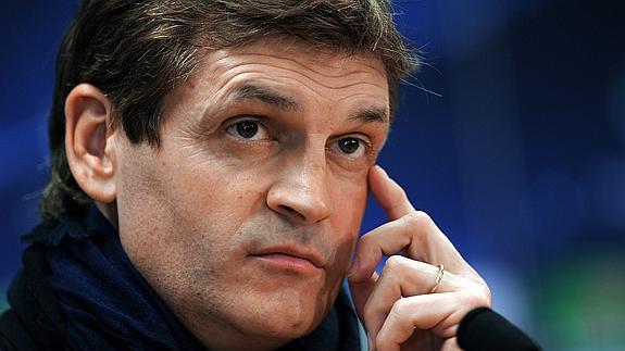 Vilanova, durante una rueda de prensa. 