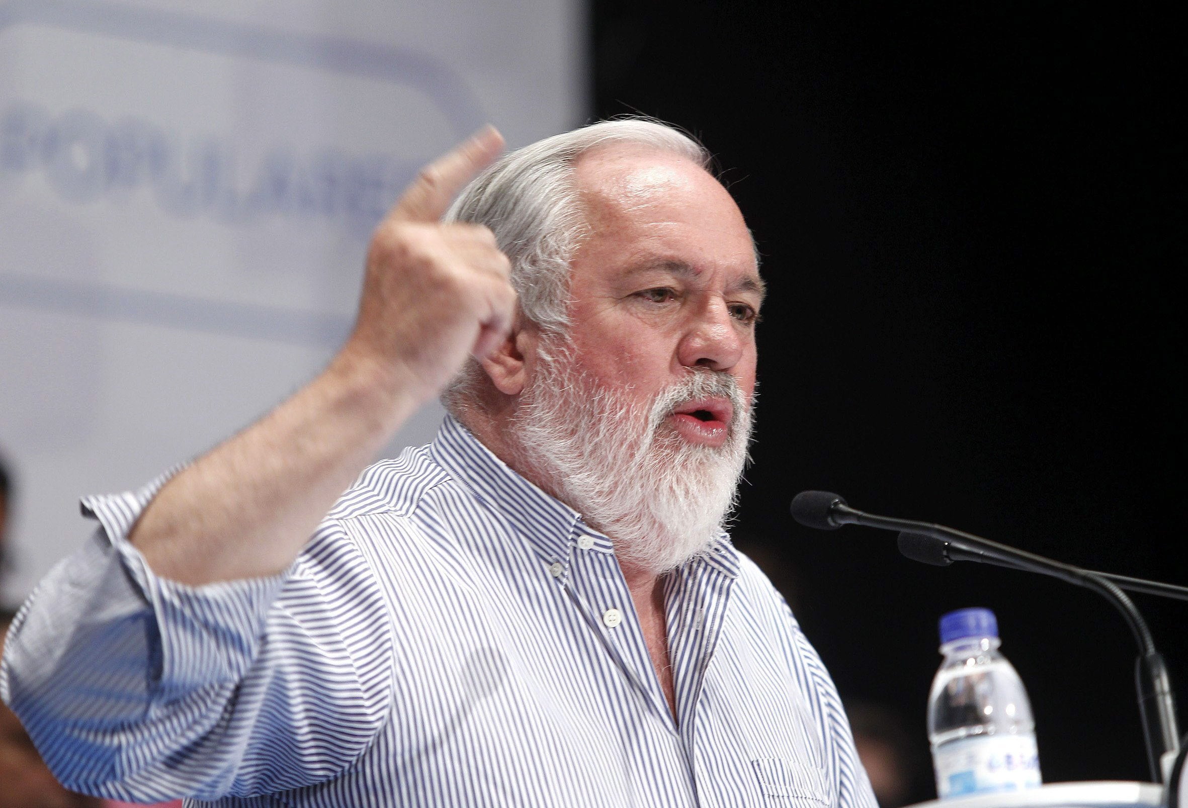 Miguel Arias Cañete, durante el acto en Castellón. 