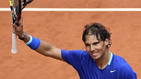 Nadal, en el Mutua Madrid Open. 