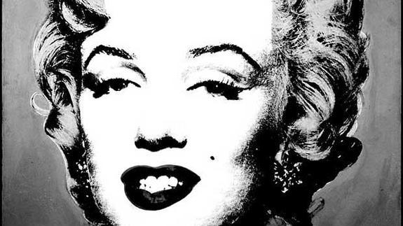 La 'Marilyn blanca' de Warhol. 