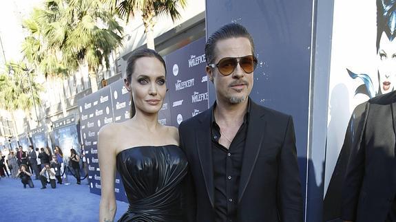 Angelina Jolie y  Brad Pitt