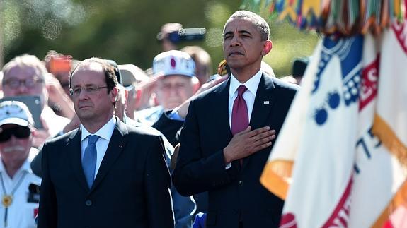 François Hollande y Barack Obama. 