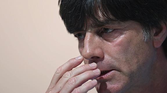 Löw, durante una rueda de prensa. 