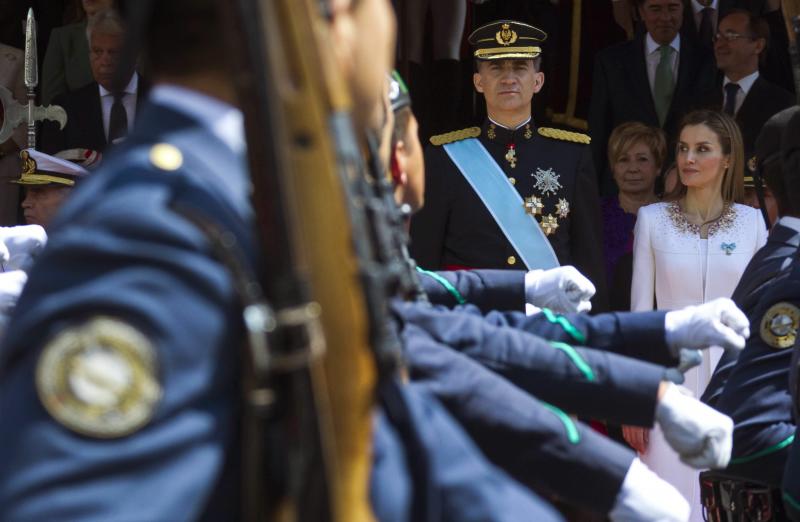 Los Reyes, durante el desfile 