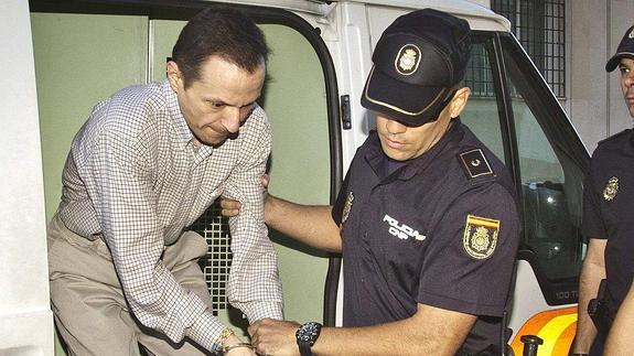 José Bretón, a su entrada en la Audiencia Provincial de Huelva. 