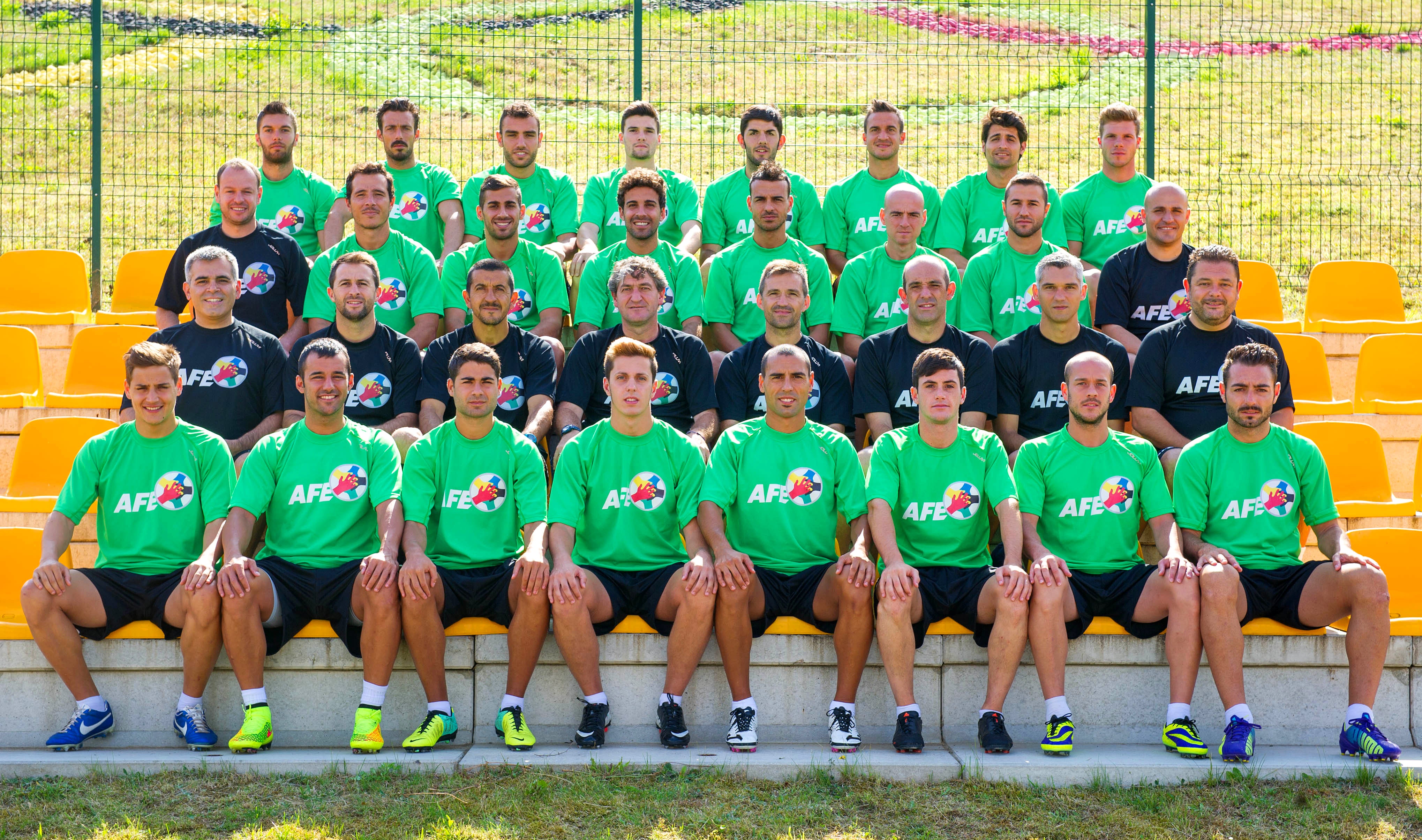 La selección española en el European FIFPro Tournament 2014. 