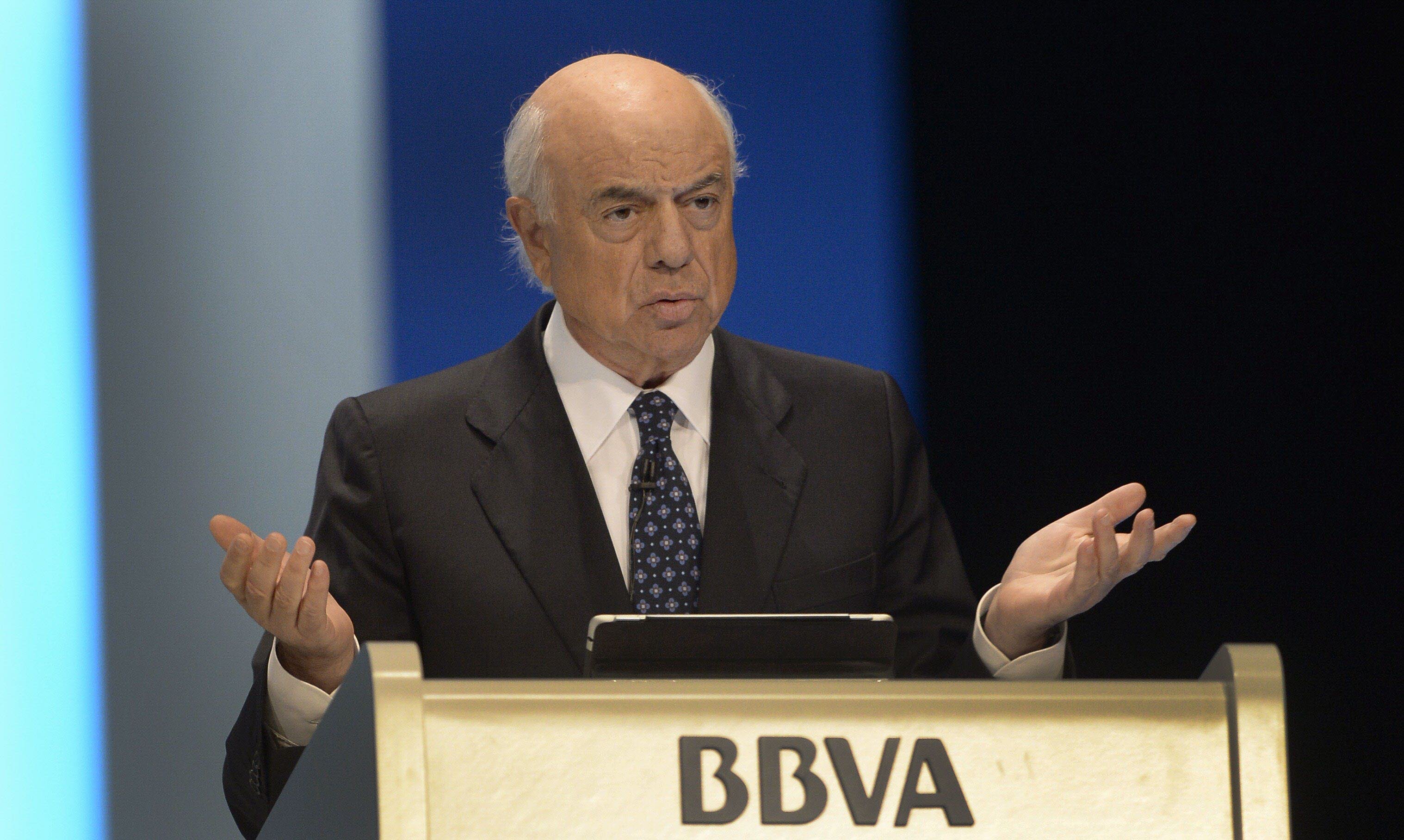 El presidente del BBVA, Francisco González.