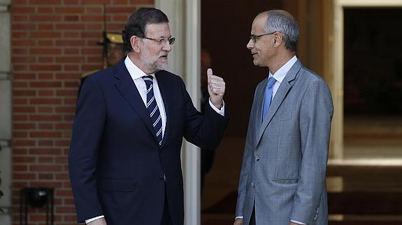 Mariano Rajoy y Antoni Martí.