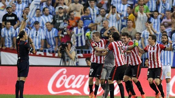 Mateu, 'premiado' con el derbi madrileño tras su arbitraje en el Málaga-Athletic