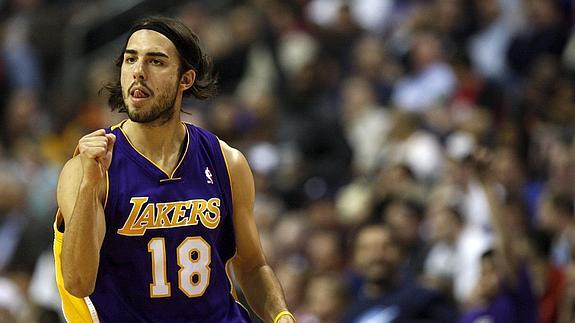 Vujacic con los Lakers