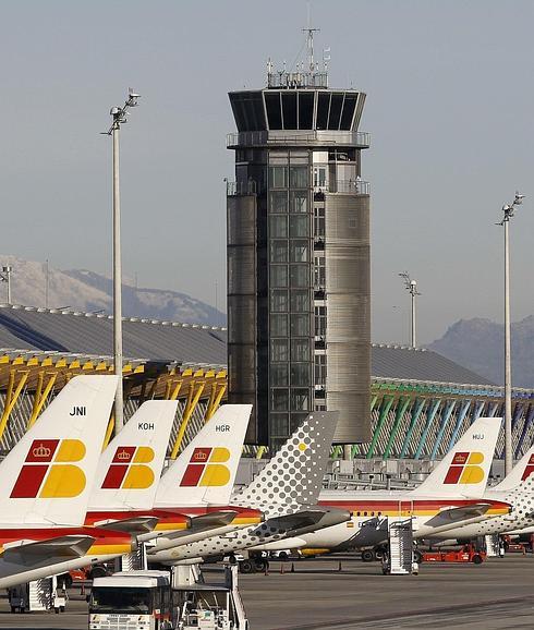 La T4 del aeropuerto de Barajas.