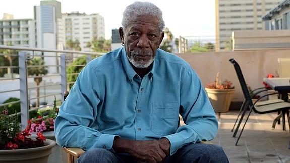 Morgan Freeman, en una imagen del vídeo.