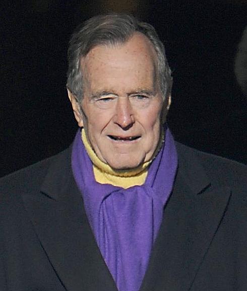 El expresidente, George H.W. Bush.