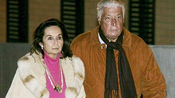 Macià Alavedra, junto a su esposa Doris Malfeito.