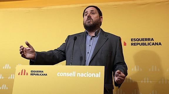 El líder de ERC, Oriol Junqueras.