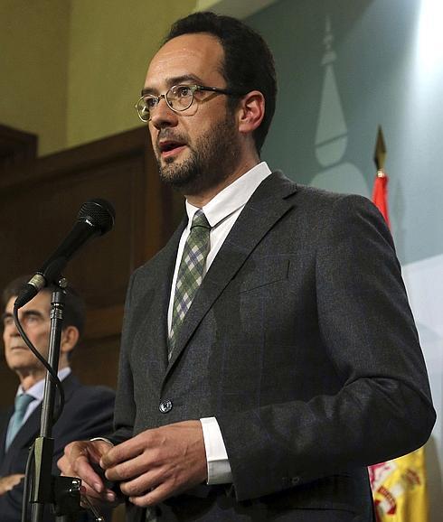 El portavoz socialista en el Congreso, Antonio Hernando. 