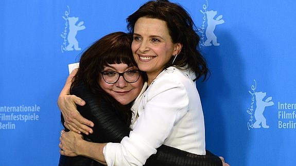 Juliette Binoche e Isabel Coixet, en Berlín.