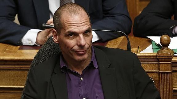 Varoufakis, en el Parlamento griego 