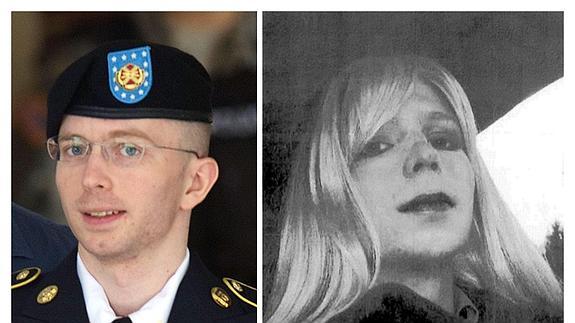 Chelsea Manning, como hombre y como mujer. 