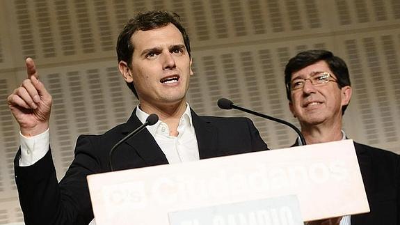 Albert Rivera y Juan Marín.