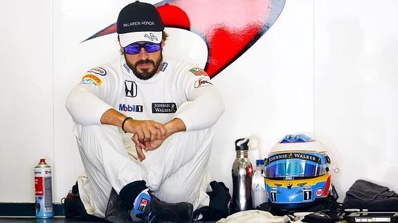 Fernando Alonso en el GP de China. 