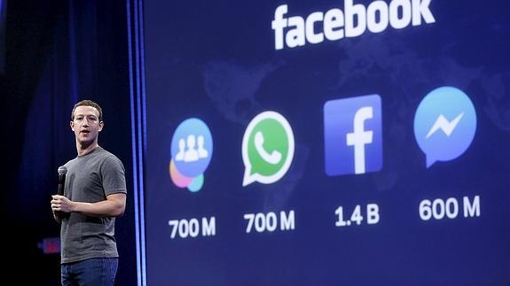 El fundador y consejero delegado de Facebook, Mark Zuckerberg.