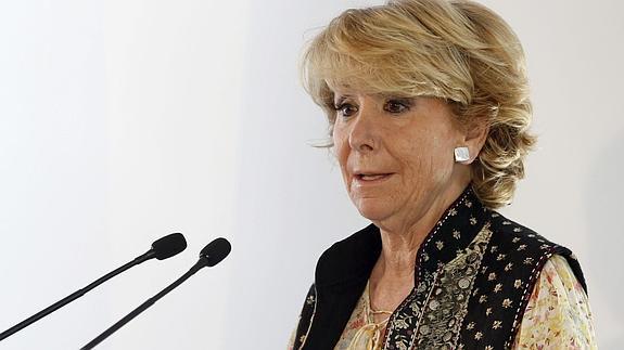 Esperanza Aguirre. 