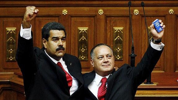 Nicolás Maduro y Diosdado Cabello. 