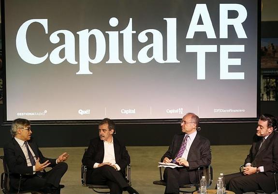 Guillermo Solana, Manuel Borja-Villel, Rafael Sierra y Miguel Zugaza.