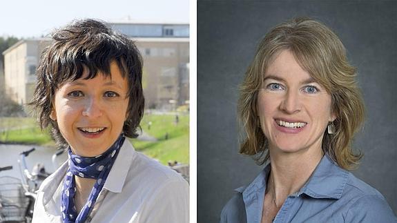 Emmanuelle Charpentier y Jennifer Doudna.