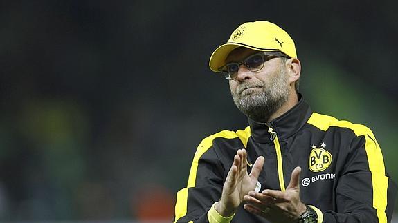 Jürgen Klopp se despide de su afición. 