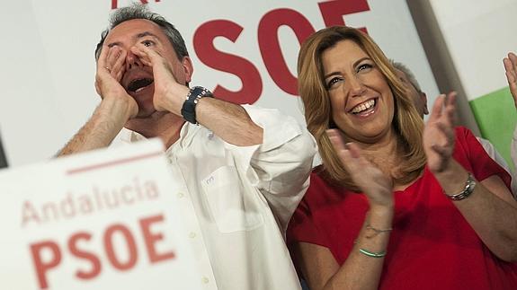 Juan Espadas y Susana Díaz. 