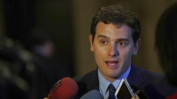 El presidente de Ciudadanos, Albert Rivera. 