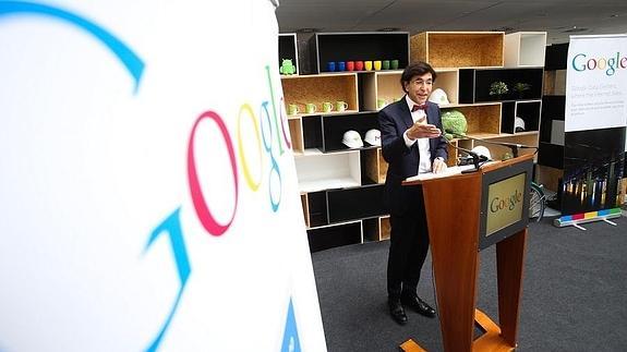 Inauguración hoy del Google Data Center en Baudou, Bélgica. 