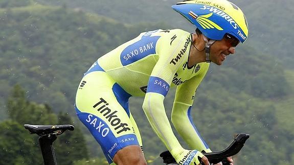 Contador, en el pasado Giro. 