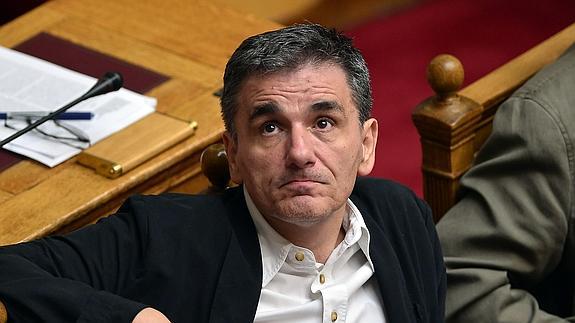 El ministro griego de Finanzas, Euclides Tsakalotos.