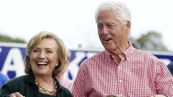 El matrimonio Clinton, en una imagen de archivo. 