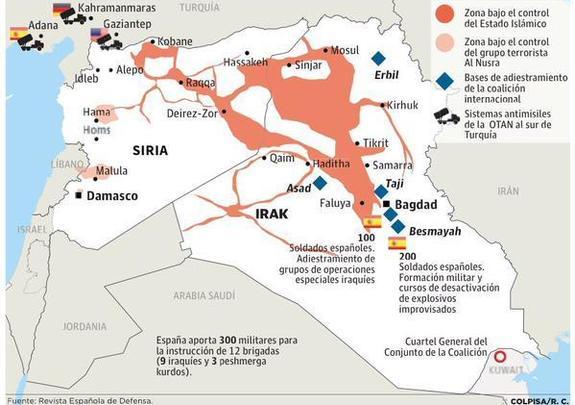 Una brigada 'española' contra el Estado Islámico