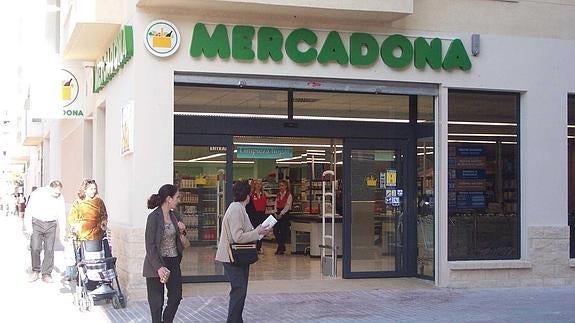 Supermercado de la cadena Mercadona. 