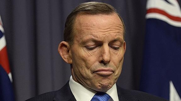 El depuesto primer ministro australiano, Tony Abbott.