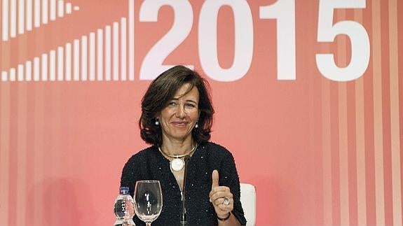 Ana Botín, presidenta del Banco Santander. 